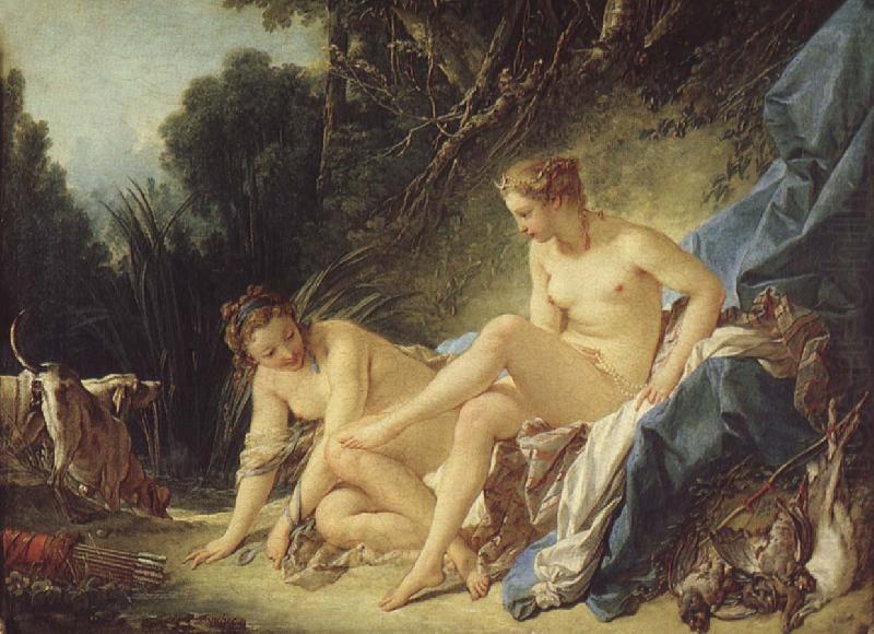 Francois Boucher Diana bathing china oil painting image